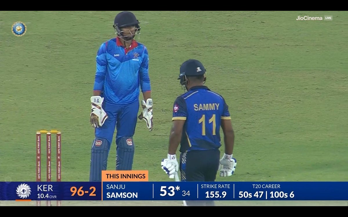 Cricketwala22's tweet photo. CAPTAIN SANJU SAMSON SHOW...!!!!
#INDvAUS #Azajkhan https://t.co/cfKX5n6RMT