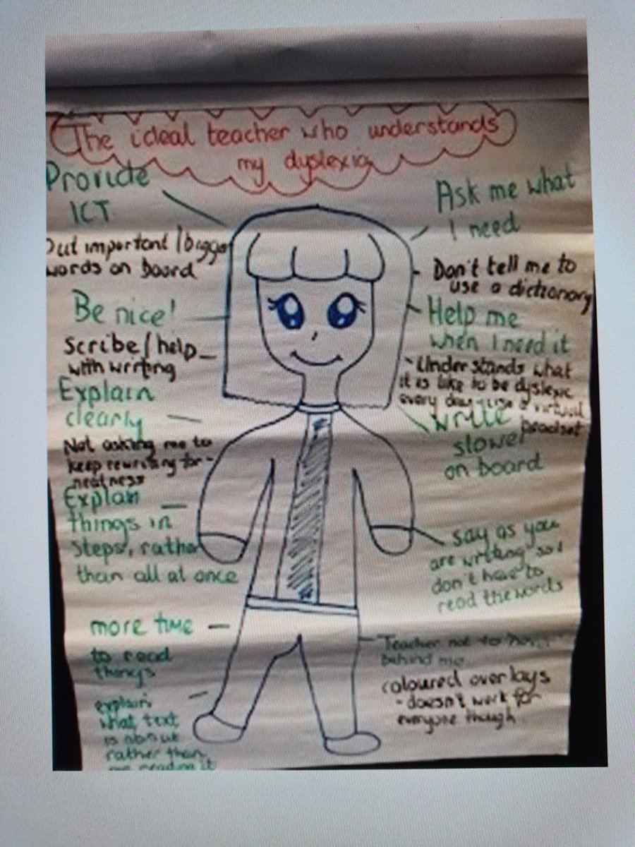 Capturing the child's voice: "the ideal teacher who understands my dyslexia".
#GIRFEC
