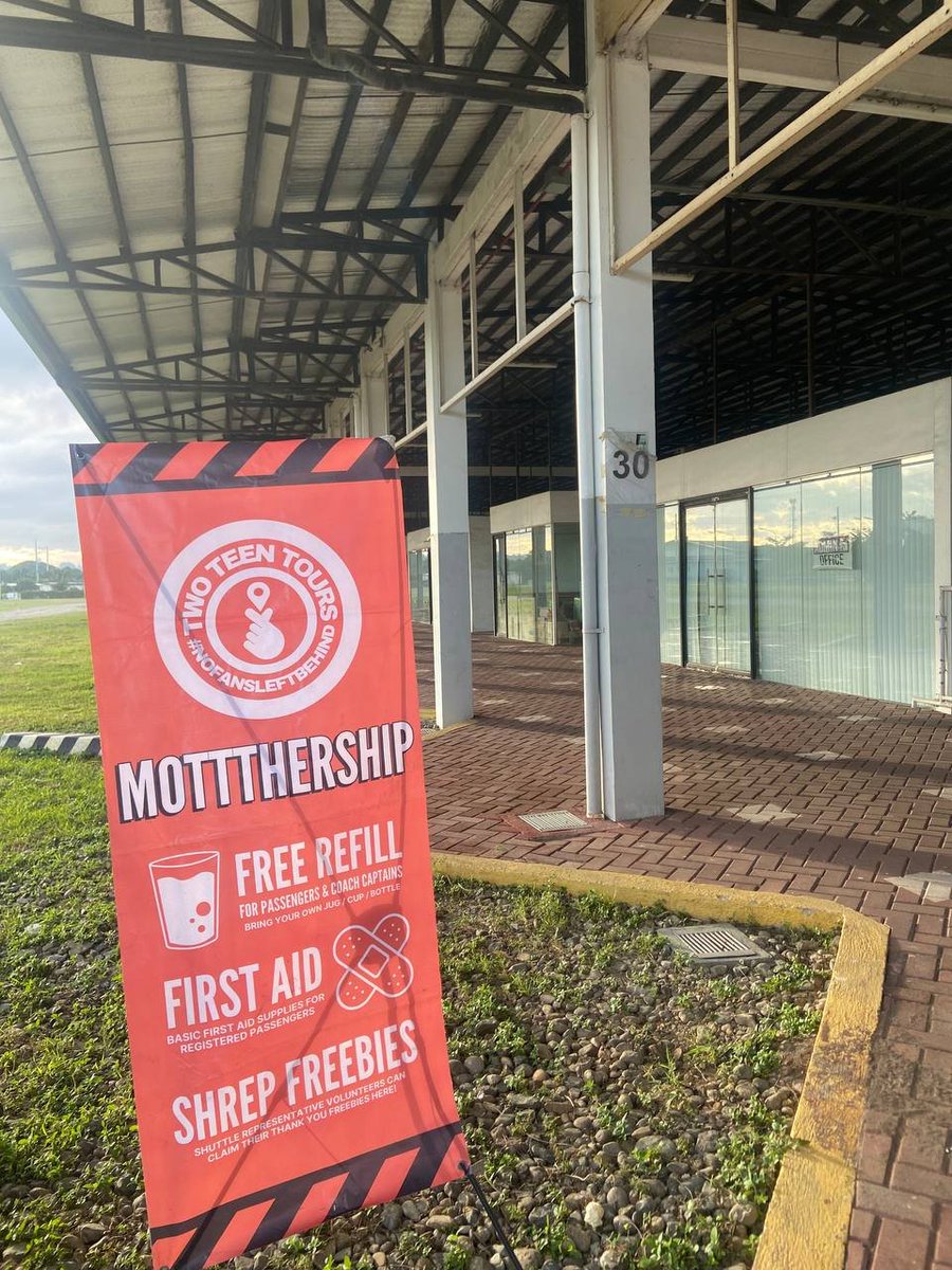 twoteentours's tweet photo. If you need a ride home tonight from #dominATE_Bulacan, please go straight to the NORTH LUZON EXPRESS TERMINAL, BAY 30 when the concert ends. Look for our Mottthership so we can place you in open seats. We'll be here 'til ALL our shuttles leave the estate. #NoFansLeftBehind https://t.co/M7qJDs9vsi