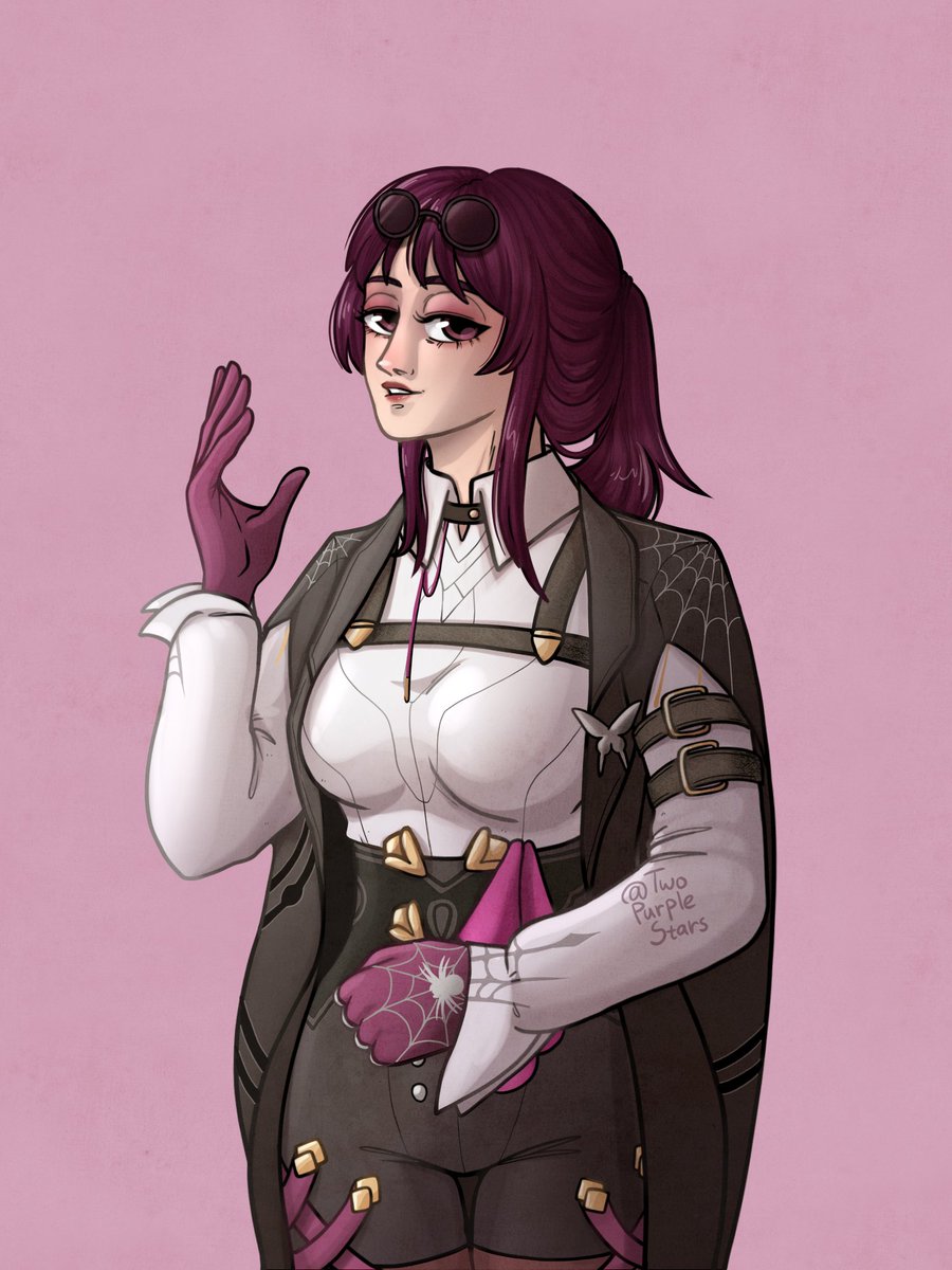 TwoPurpleStars's tweet image. #HonkaiStarRail #Kafka #HSR