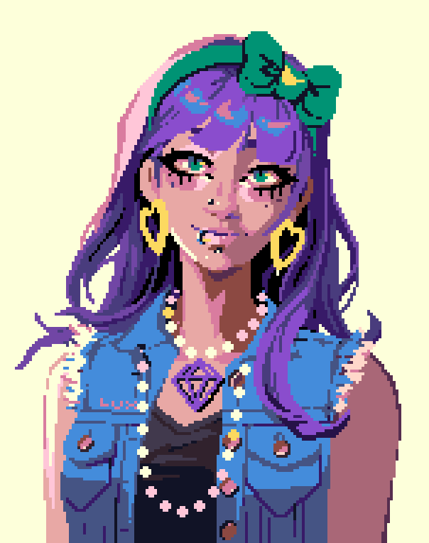 「Gyaru Abigail from Stardew Valley 」|Luxのイラスト