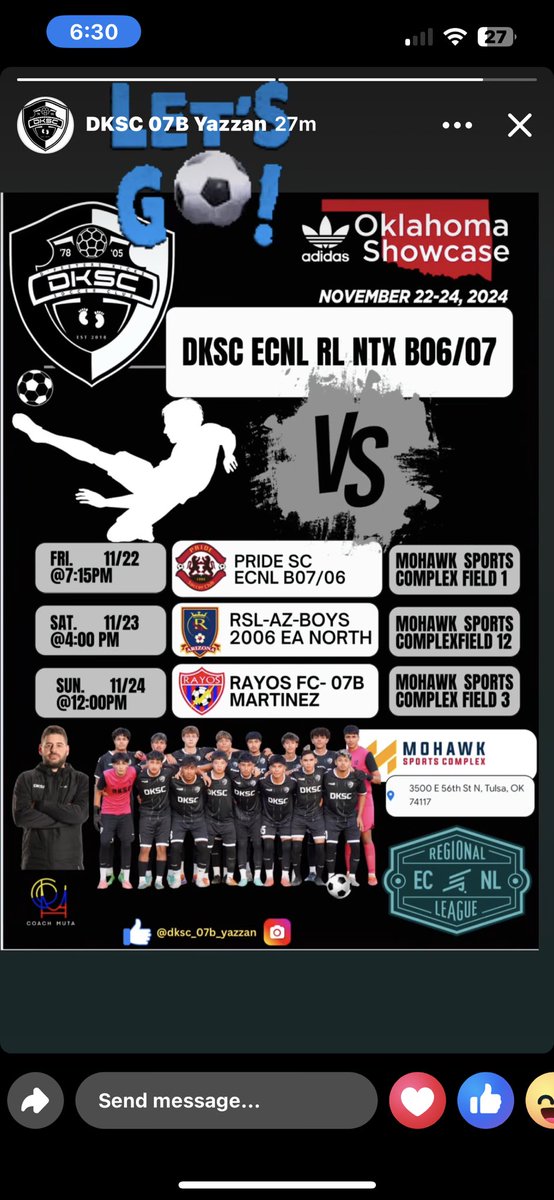 dksc07byazzan's tweet photo. #adidasshowcase Tulsa OK https://t.co/BqjSRmzJxT
