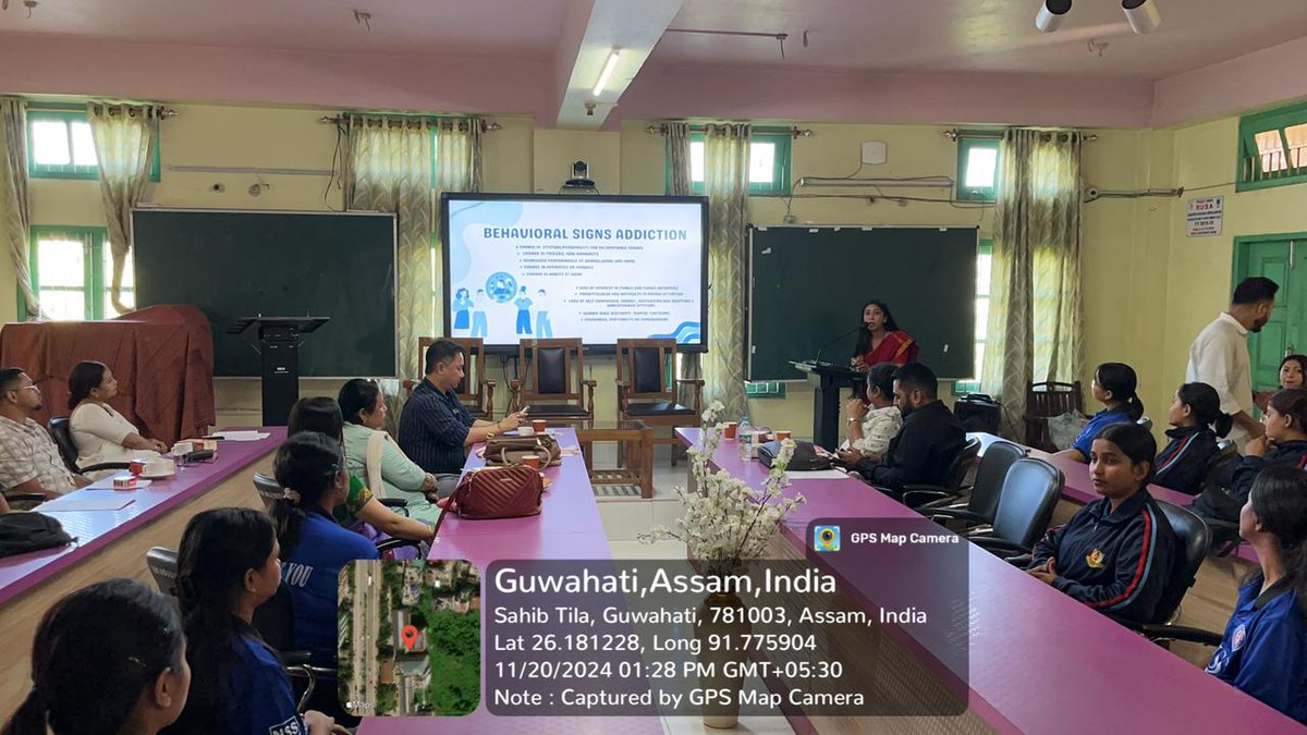 NSS_GCC's tweet photo. On November 20th,Joining forces for a drug-free future! Gauhati Commerce College NSS Unit &amp; Directorate of Social Justice&amp; Welfare hosted an impactful Anti-Drug Programme with experts.#DrugFreeNation @_NSSIndia @gccnss2 @mybharatgov @nss_rdguwahati @YASMinistry @GUCampusNSSUnit https://t.co/Ri6qvXFef3