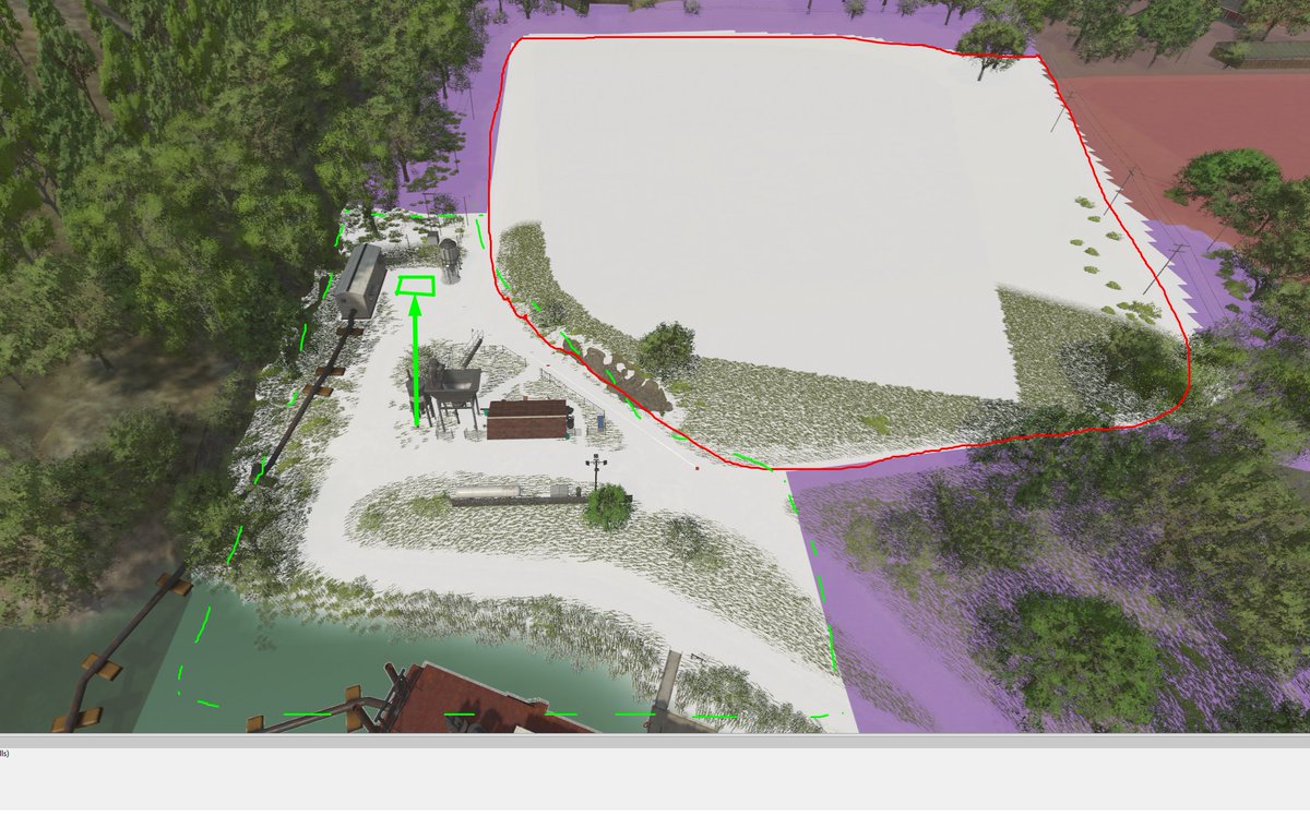 Vanquish081's tweet photo. Por lo que si añadimos el terreno a la fábrica, en este caso use el campo adyacente, funciona sin problemas. #FS25 #farmingVentik #superTester https://t.co/DEh0tqcb5U