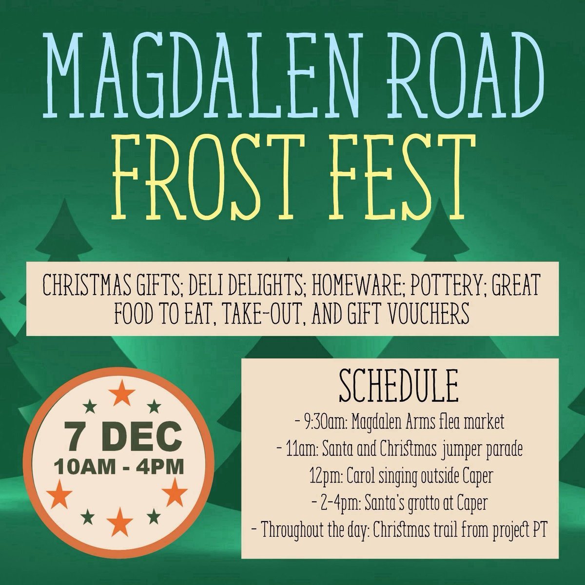 Super excited for this on 7th December in East Oxford. Shop local, come carolling! #Oxtweets