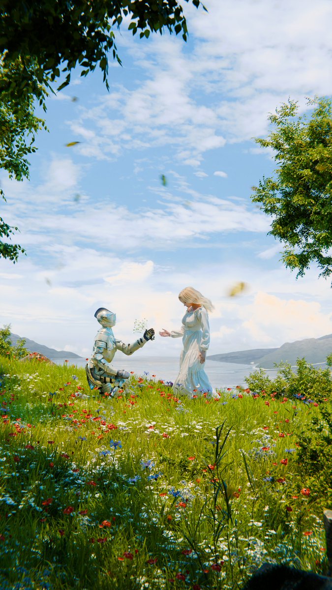 New animation shots.. #blender #blender创作 #cg #KnightFlower