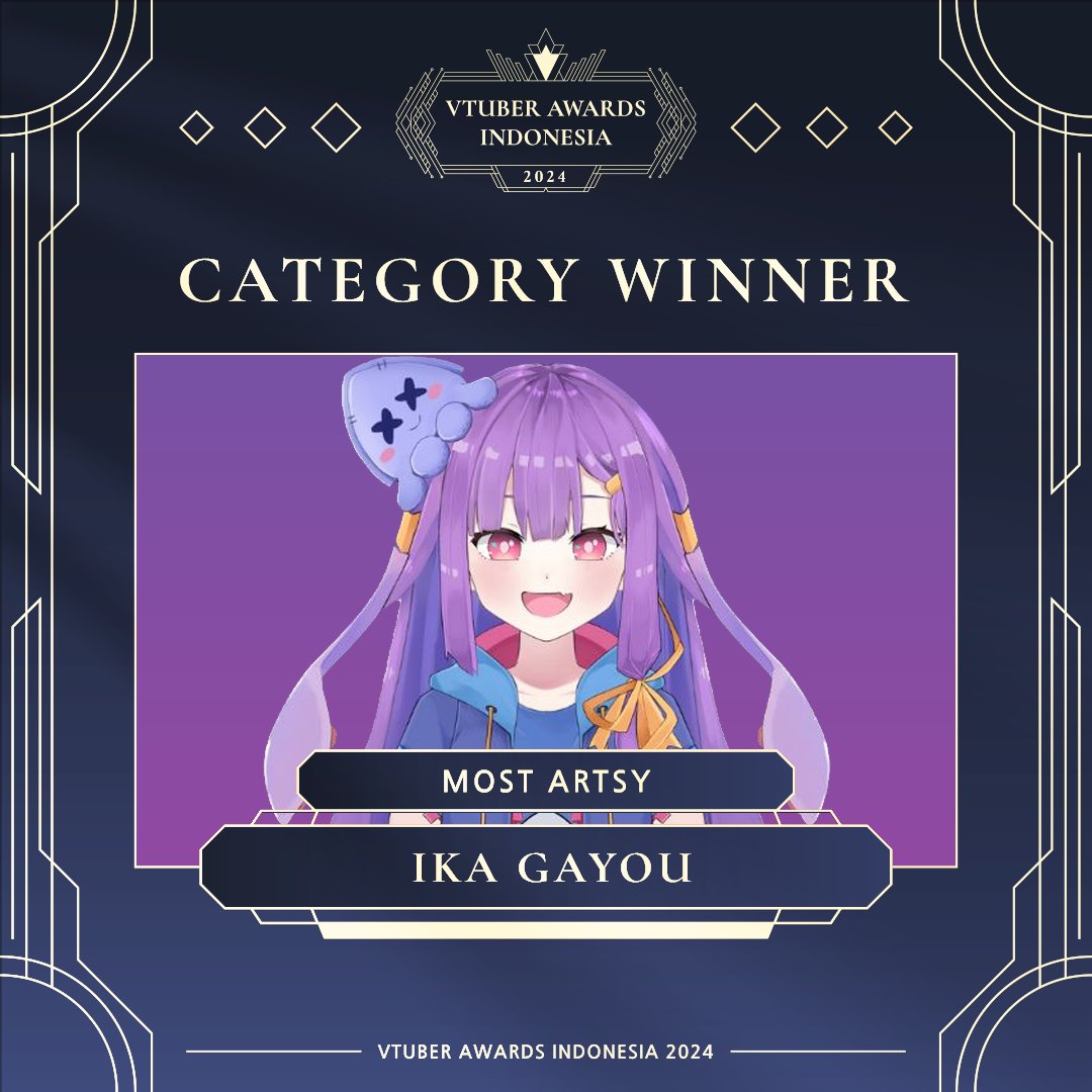 Pertama-tama ada kak <a href="/Ikagayou_07/">Ika Gayou 🦑</a> untuk kategori MOST ARTSY