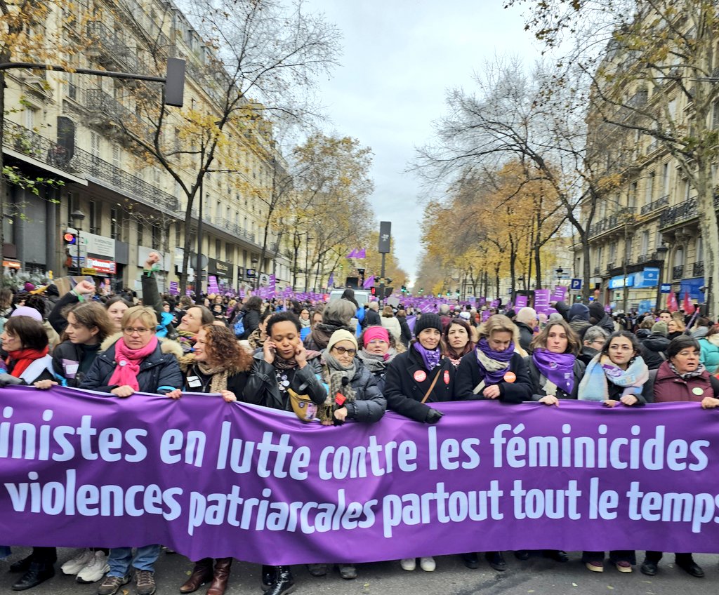 Les 23 et  #25novembre, et tout au long de l'année avec la FSU, restons mobilisé.es contre les féminicides, les violences sexistes et sexuelles et toutes les violences de genre.
