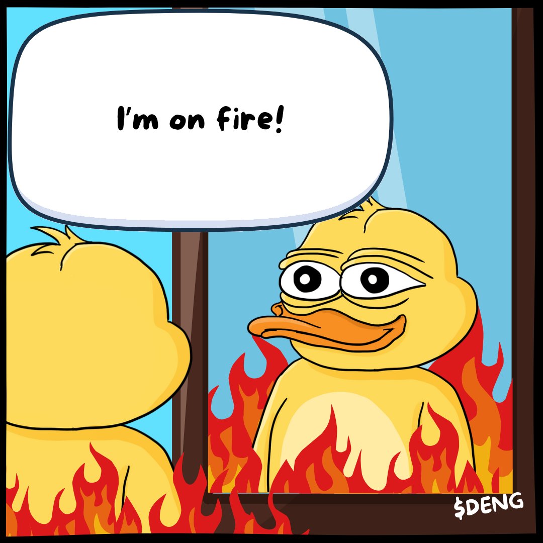 dengonsolX's tweet photo. @milesdeutscher You can call me a fresh, old guard crypto-native duck. Still NGMI IMO. 
$DENG #DENGtheDuck https://t.co/c18Q19Pof9