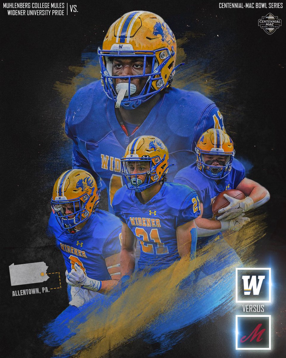 📍Scotty Wood Stadium
🕐 12:00 pm
@ Muhlenberg College 
🏆MAC Centennial Bowl
#KeepHuntin