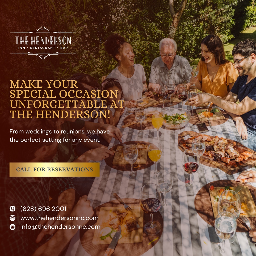 TheHendersonNC's tweet photo. Contact us to start planning your unforgettable celebration! Let us help you create memories that will last a lifetime.

🌐https://t.co/DI2N5zaTXz
🌐https://t.co/L3lsIUh4Xz
📞(828) 696 2001 

#TheHenderson #HendersonvilleNC #BlueRidgeMountains #HistoricInn #BedandBreakfast #Al... https://t.co/X1d9Spu9No