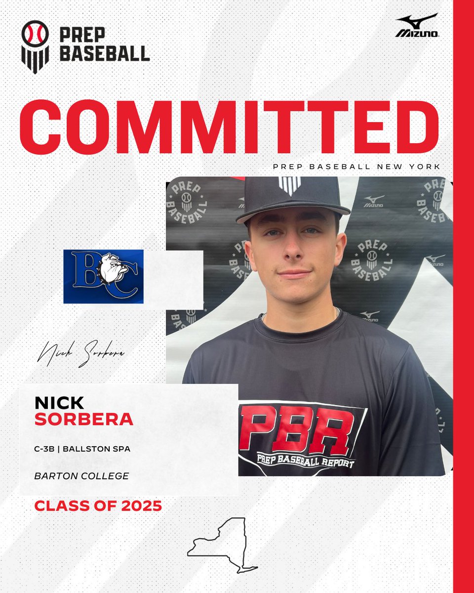 🚨Commitment Watch🚨

2025 C-3B Nick Sorbera (Ballston Spa) has committed to Barton College #congrats

👤 loom.ly/0od44Xc

❗2023 &amp; 2024 NY State Games❗

<a href="/SorberaNick/">Nick Sorbera</a> | <a href="/BartonBaseball/">Barton College Baseball</a> | #committed