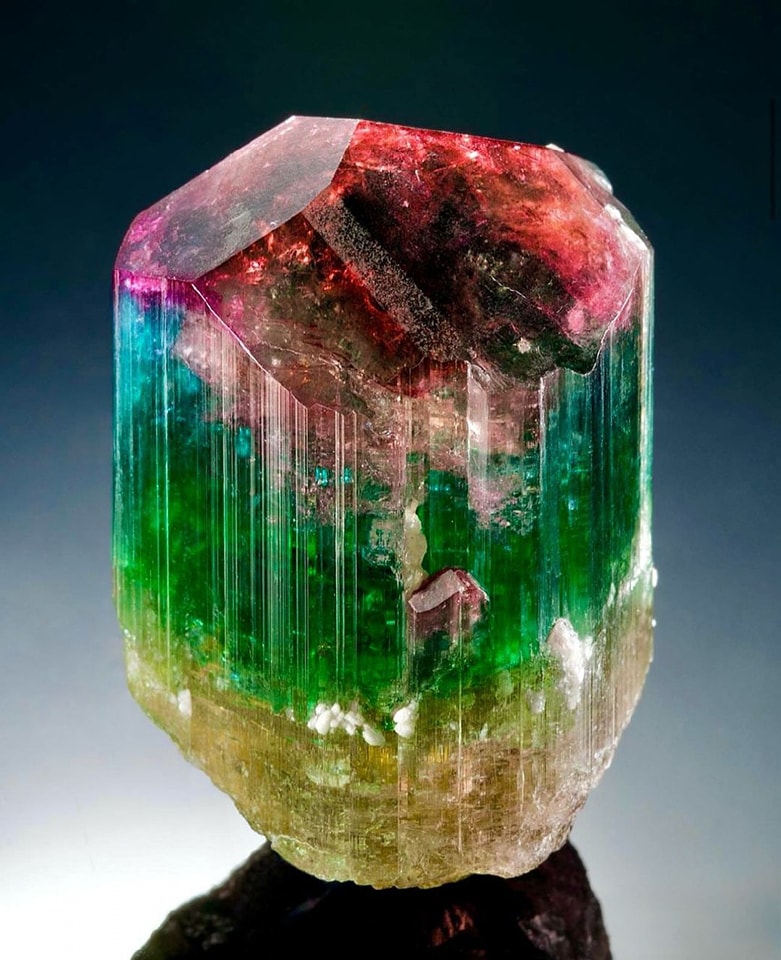 GeologyTime's tweet photo. Amazing Rainbow Tourmaline From Madagascar..

Photo  ©️ kevin dixon https://t.co/Zi0w8Ssoxk
