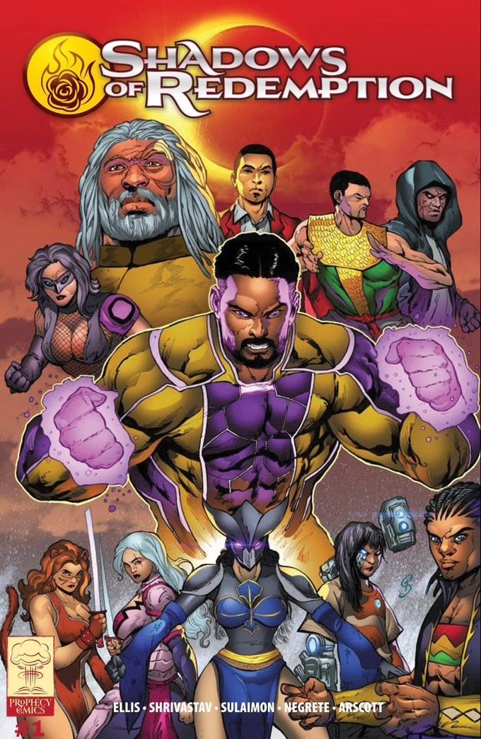 DreFiRe4's tweet photo. Shadows Of Redemption is Live on Kickstarter. 
A Fantasy Martial Arts thriller where Ten fighters with dark pasts compete in an Mystical martial arts death tournament
Preorder your Copy Now! 

#indiecomics #KickstarterRead 

https://t.co/zGNse7U6VX https://t.co/3IlGK4ccYa