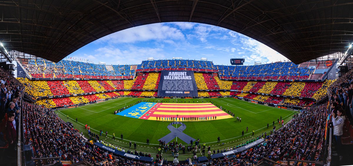 Hoy somos 43.975 en el Camp de #Mestalla 🏟️🙌

GRÀCIES, AFICIÓ! 👏👏👏

#ValenciaRealBetis 
#ADNVCF