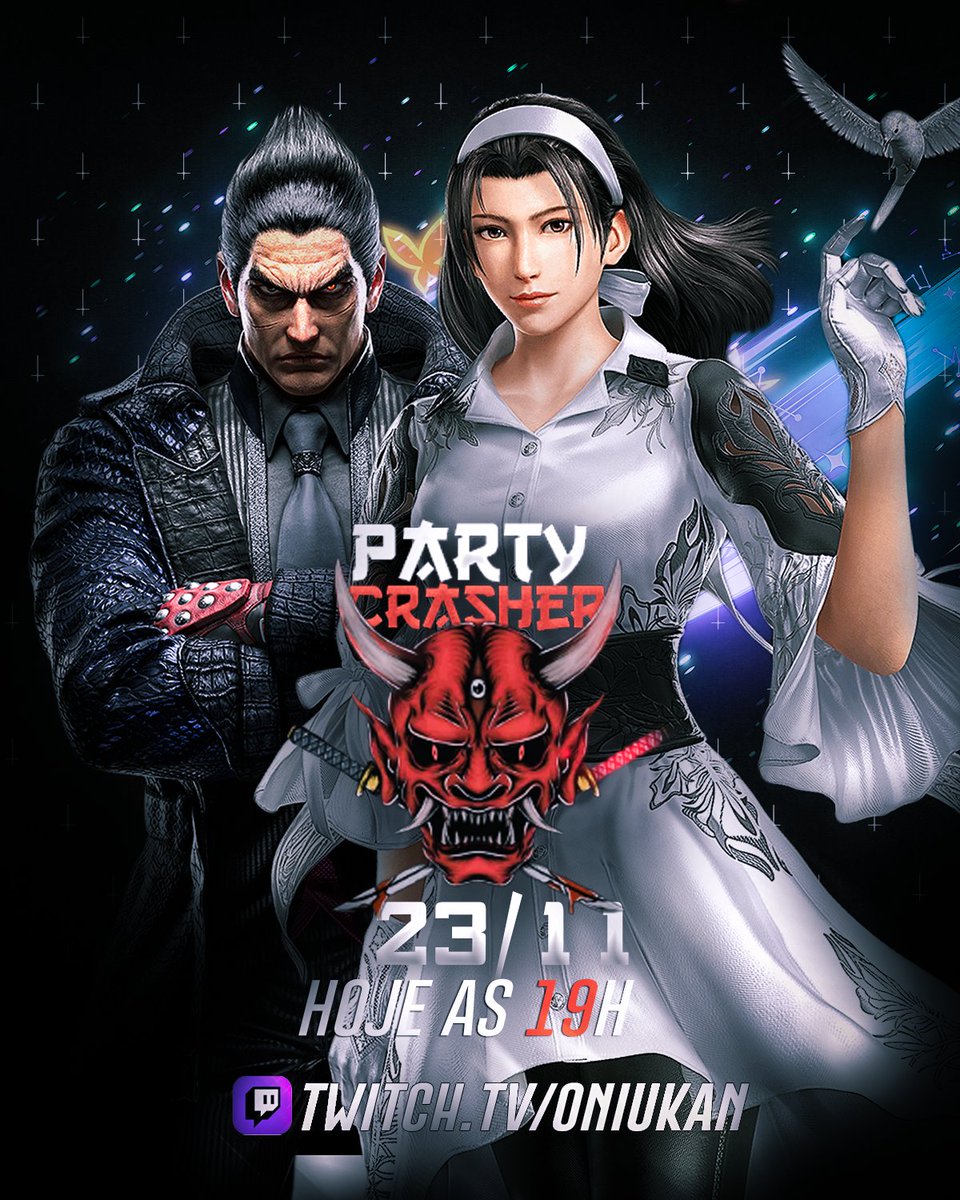 Segundo edição do meu torneio para o Tekken 8.  

Vai rolar hoje (23/11) às 19:00.    

Premiação até o momento: R$ 150,00  

Inscrições até as 18:30: start.gg/tournament/par…

Stream: twitch.tv/oniukan   

Rt's são apreciados :)