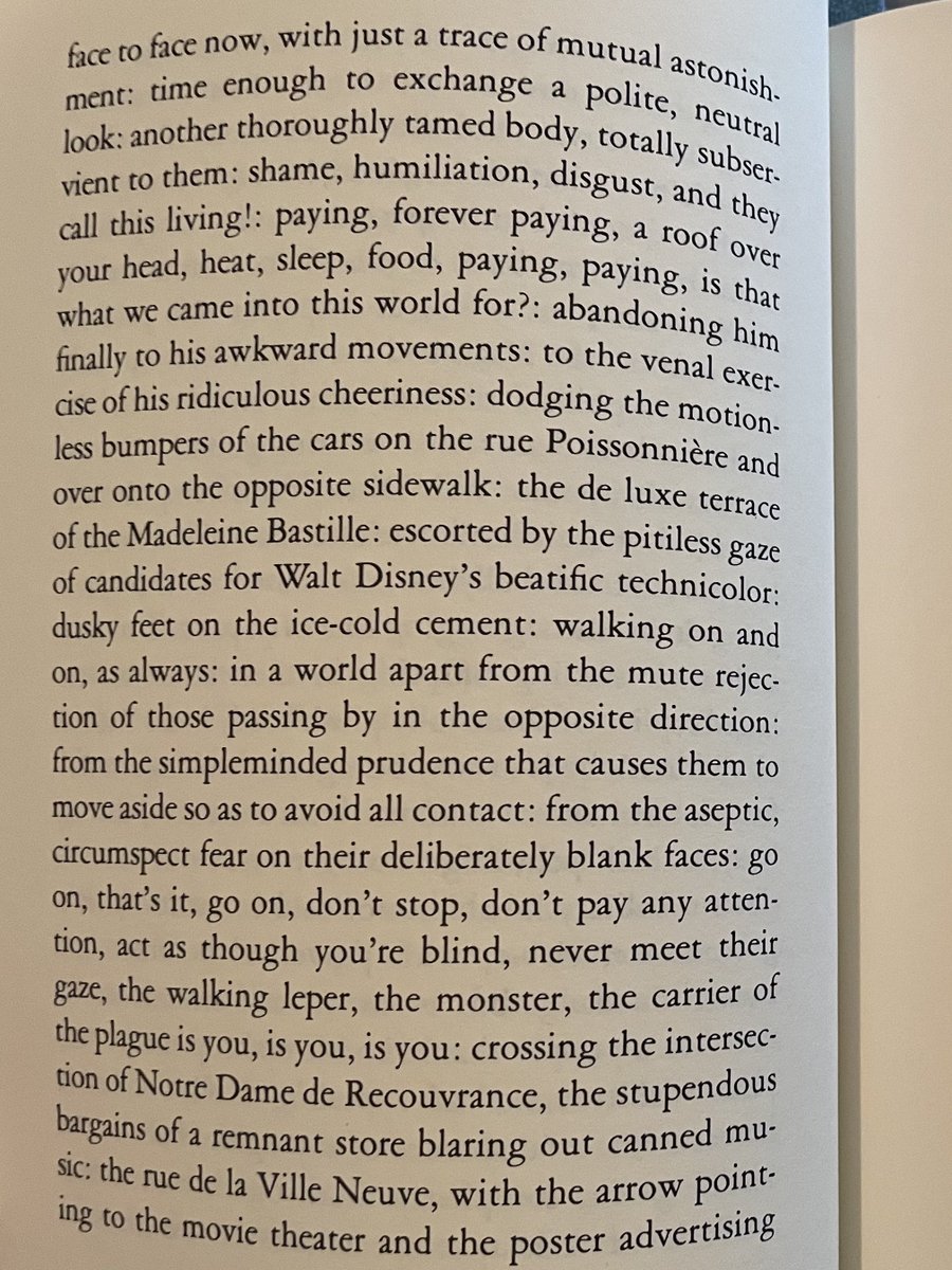 There are writers of the long run-on sentence, and then there’s Goytisolo with whatever the hell this is: