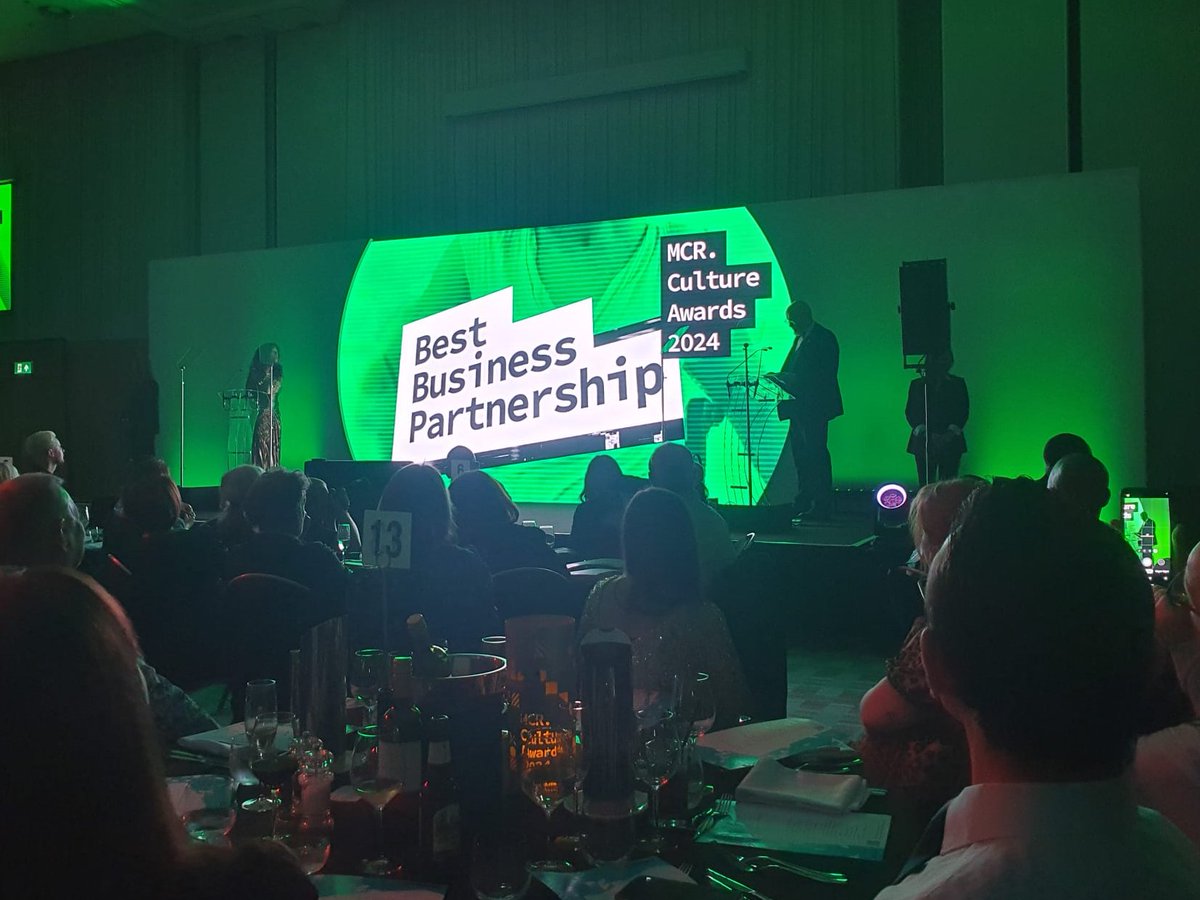 Manchester Cultural Partnership (@mcrculturepship) on Twitter photo BEST BUSINESS PARTNERSHIP award is our first award. 4 brilliant businesses are being recognised for their collaborative work with the sector <a href="/AvivaUK/">Aviva UK</a> with <a href="/factoryintl/">Factory International</a>, <a href="/Shoosmiths/">Shoosmiths</a> with <a href="/OddArtsUK/">Odd Arts</a>, <a href="/Cargill/">Cargill</a> working with <a href="/Z_arts_mcr/">Z-arts</a> and <a href="/LandmarkTrust/">The Landmark Trust</a> with <a href="/sim_manchester/">Science and Industry Museum</a> BEST BUSINESS PARTNERSHIP award is our first award. 4 brilliant businesses are being recognised for their collaborative work with the sector <a href="/AvivaUK/">Aviva UK</a> with <a href="/factoryintl/">Factory International</a>, <a href="/Shoosmiths/">Shoosmiths</a> with <a href="/OddArtsUK/">Odd Arts</a>, <a href="/Cargill/">Cargill</a> working with <a href="/Z_arts_mcr/">Z-arts</a> and <a href="/LandmarkTrust/">The Landmark Trust</a> with <a href="/sim_manchester/">Science and Industry Museum</a>