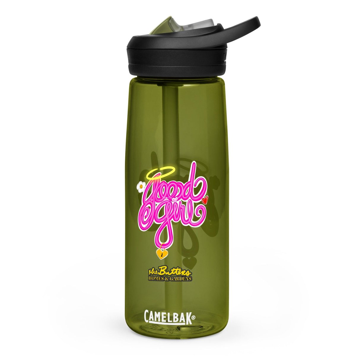 The Butters Homes &amp; Gardens X Camelbak – “Good Girl” - Eddy+ Water Bottle w Straw {25oz} BPA-FREE (Multiple Colors) [SPECIAL EDITION] [FREE SHIPPING] 

Get a personalized and sports water bottle made from 50% recycled plastic to stay hydrated in style. Resistant to stains,