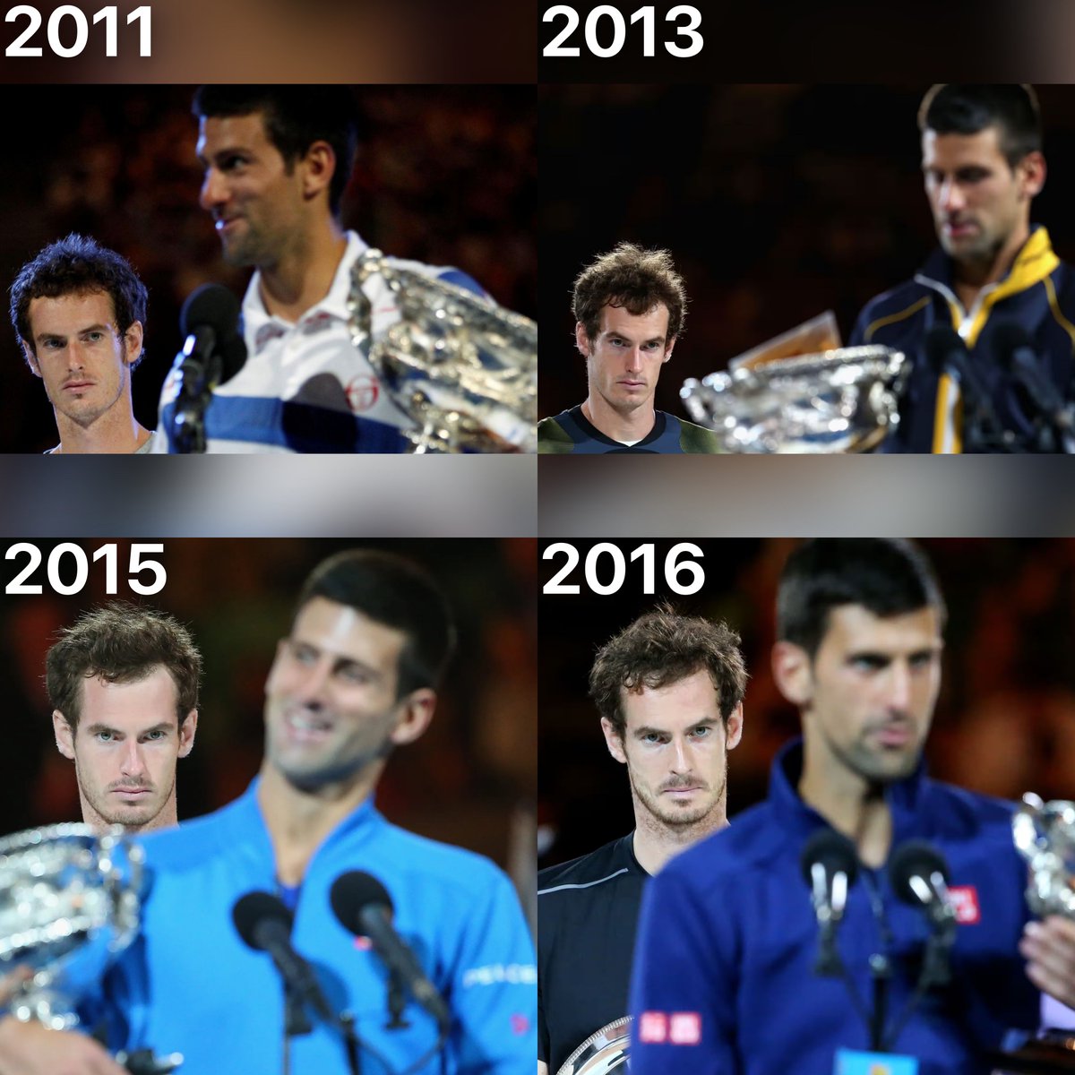 Murray winning his elusive first Australian Open title in 2025 as Djokovic’s coach would be the best comedic plot twist in tennis history