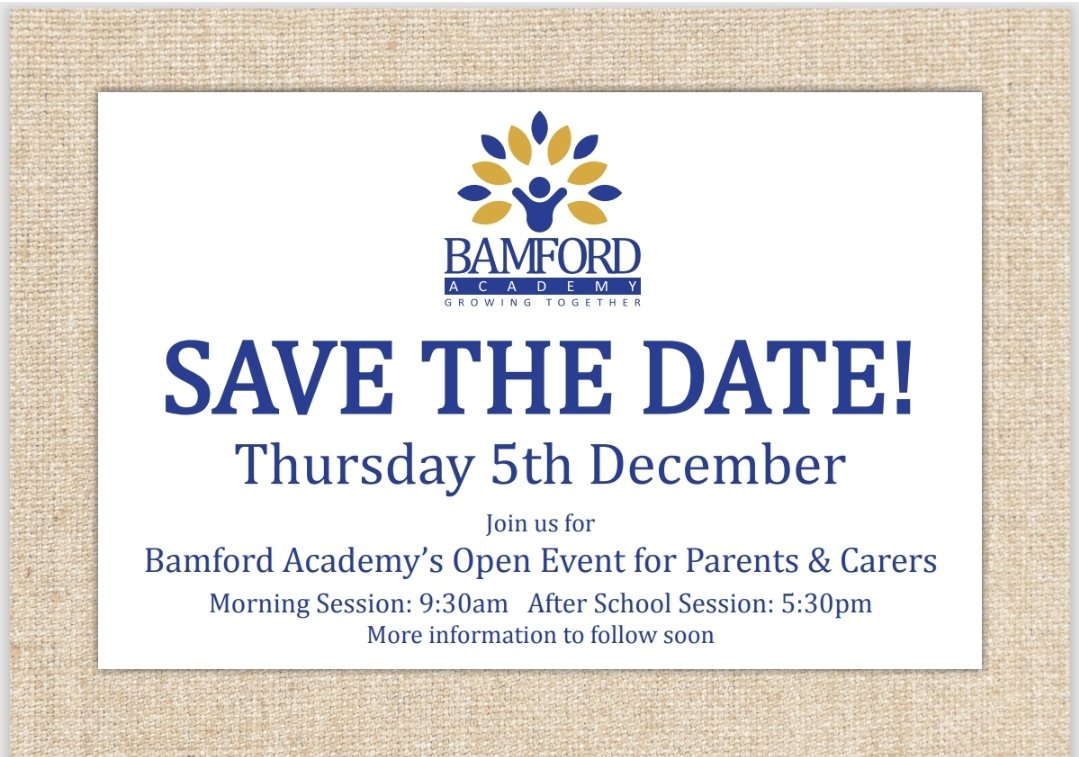 We are excited to invite our current parents and carers to come into school, either during the morning session or evening session, to tour the school and attend a presentation delivered by the Trust and the Headteacher, Mrs Gaskell.