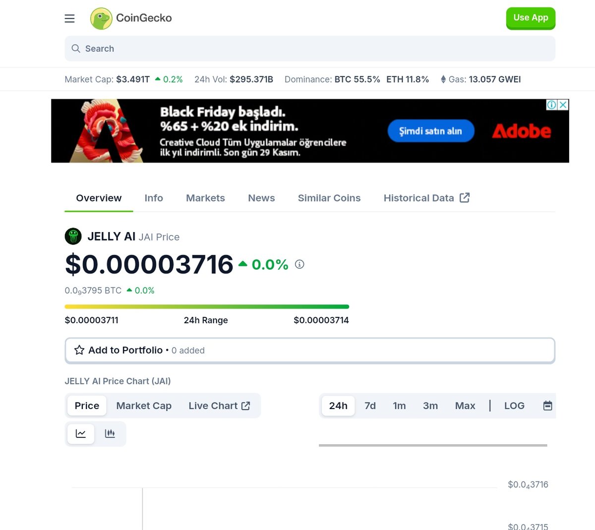 The wait is over! $JAI has officially been listed on Gecko, marking a significant milestone for the project. 🚀 This listing means greater visibility, wider accessibility, and a step closer to mass adoption. The journey is just beginning—are you ready to explore the future of