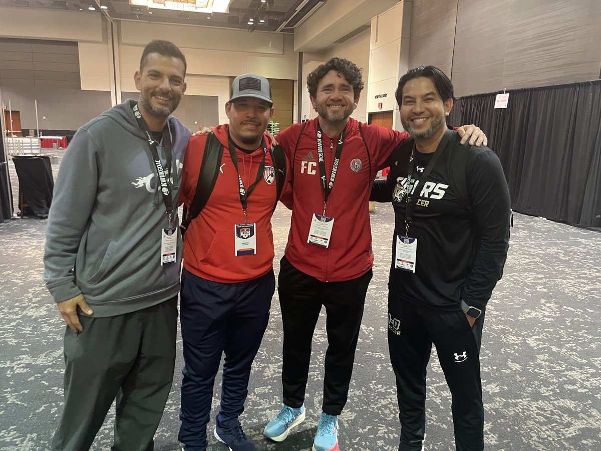 Lakes_Soccer's tweet image. Enjoyed attending @tascosoccer convention once again. Sessions and presentations were great, but the best part is always connecting with friends over many years in the game. Let soccer season begin! #TASCO #TheLearningNeverStops #VamosSpartans 🙏🏽🙌🏼