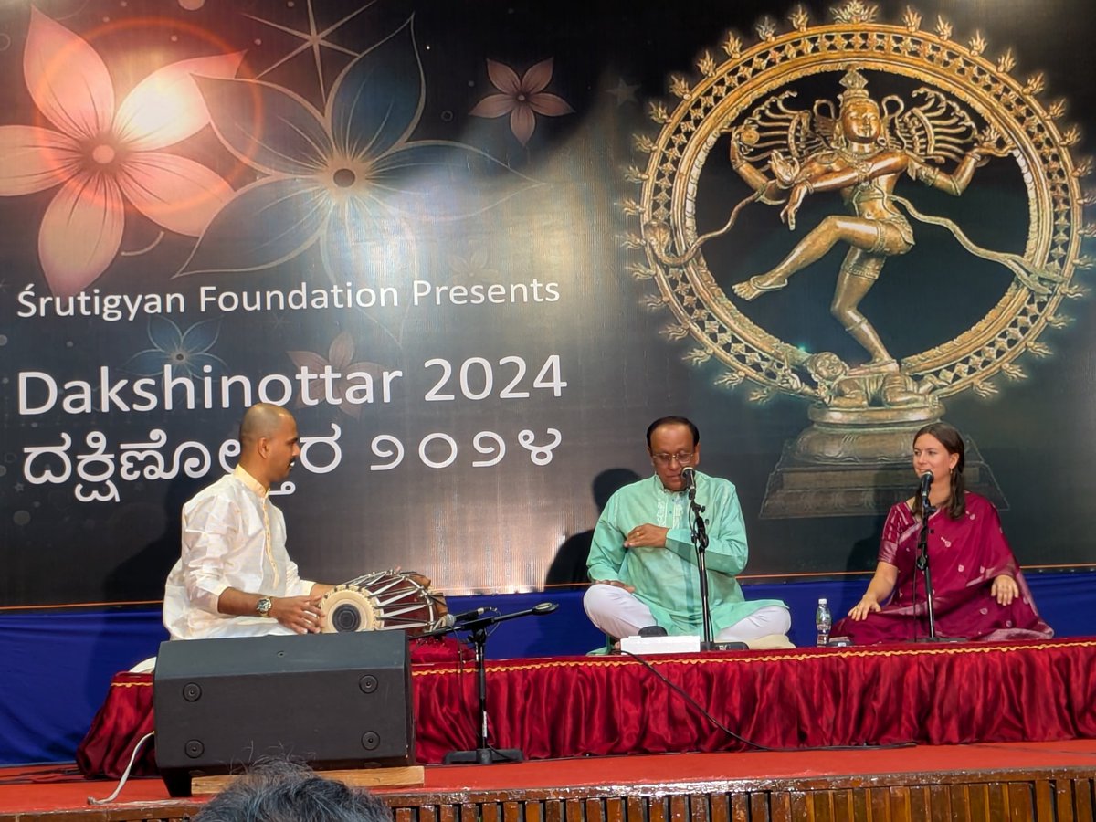 tckamdar's tweet photo. Pandit Ritwik Sanyal in a Dhrupad concert in Bengaluru. Raag: Jog. Sublime &amp; Meditative. https://t.co/Vudqq2gKyl