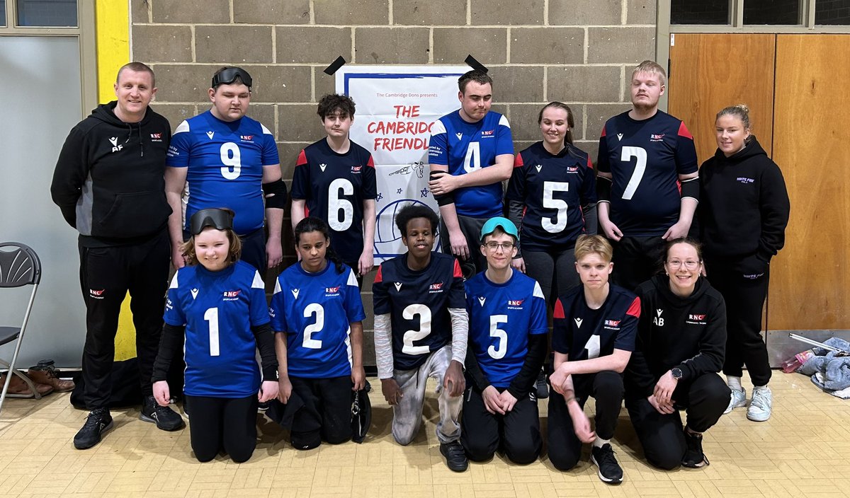 Our <a href="/RNC_Hereford/">RNC</a> students had a great time attending the <a href="/CambridgeDons/">Cambridge Goalball</a> Friendly today. 

A well run competition &amp; fantastic opportunity for some of our development players to represent #TeamRNC for the 1st time. 

Thank you for having us &amp; to all involved making it a success 💙