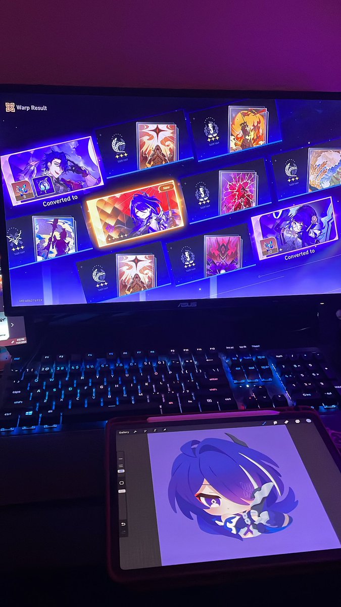 bonesthecryptic's tweet photo. Literally right after I was done drawing her I got her!?
#acheron #hsr #acheronhsr #acheronhonkaistarrail https://t.co/RAXJYFoayr