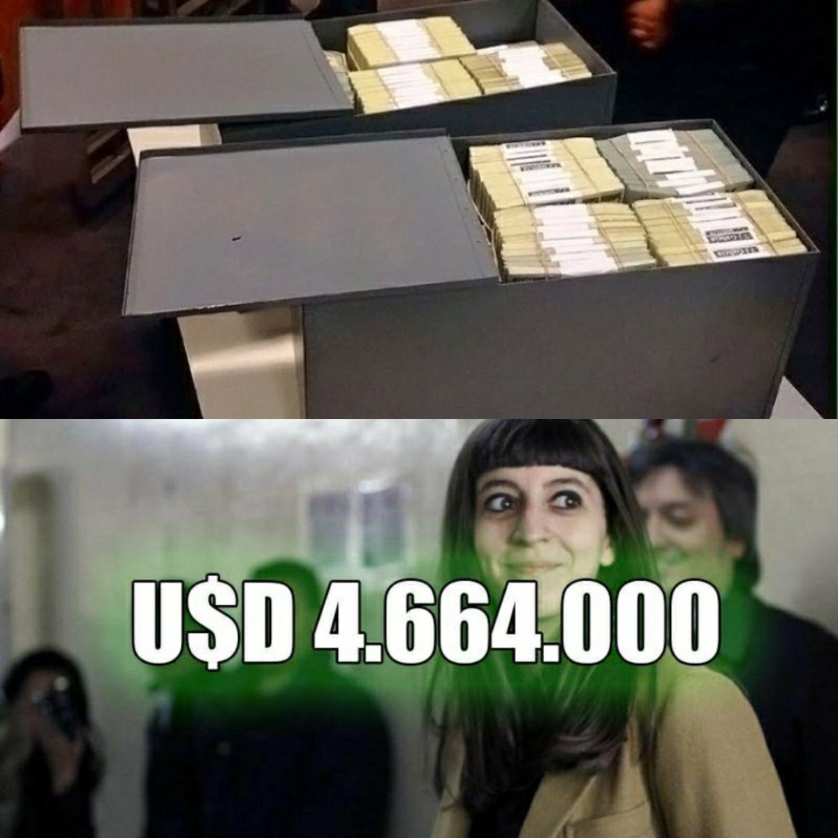 peladodelatv's tweet photo. Cristina Kirchner acaba de decir en Rosario que "los que más tienen deben ser generosos con los pobres". 

Dale, Cristina.  Que empiece Florencia y vos con tus $400.000.000 de patrimonio Predica con el ejemplo, CHORRA!! https://t.co/FqxtGkYZZJ