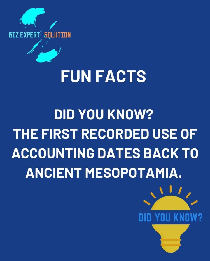 Bizexpertsol's tweet photo. Fun fact: The first recorded use of accounting dates back to ancient Mesopotamia! #HistoryInNumbers #AccountingOrigins #AncientMesopotamia https://t.co/eHXaeoyHwD