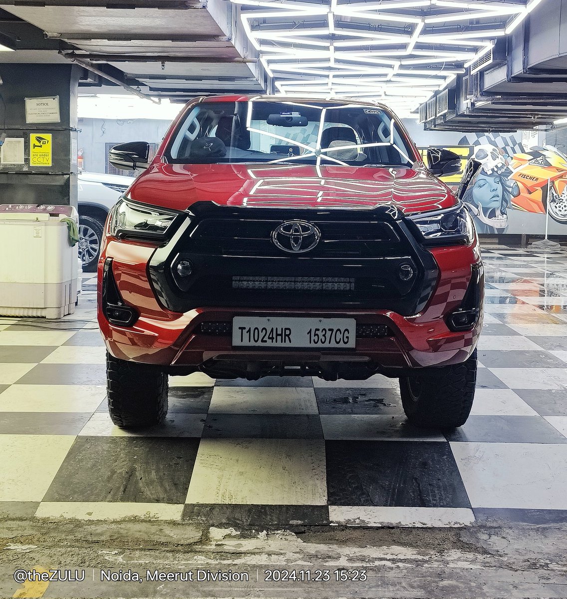 RaveenKr's tweet photo. As someone's rightly said...
'𝙋𝙚𝙧𝙛𝙚𝙘𝙩𝙞𝙤𝙣' truly, 𝙞𝙨 in the Detail !

#toyotahilux
#invincible #indestructible 
#unconquerable #undefeated
#borntoconquer #whateverittakes 
#mydieseltruck 
#loveyourtruck 

#ZULU 2 #borntobewild
#bashonregardless 👊
#MyOtherRideisTANK https://t.co/ugSPcAEIdE