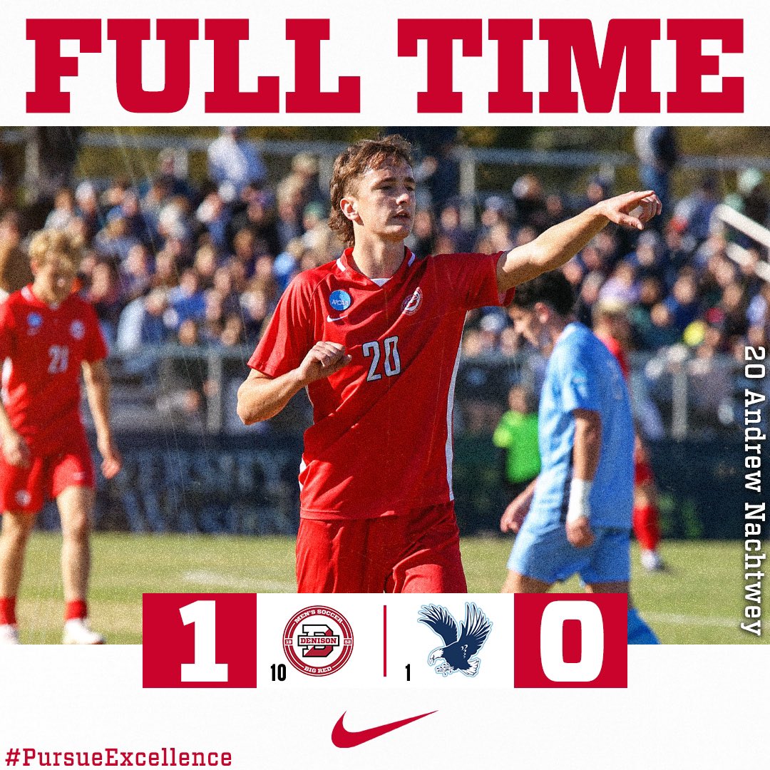 Final: #10 Denison 1 #1 Mary Washington 0

Feelin’ Elite!!

#PursueExcellence