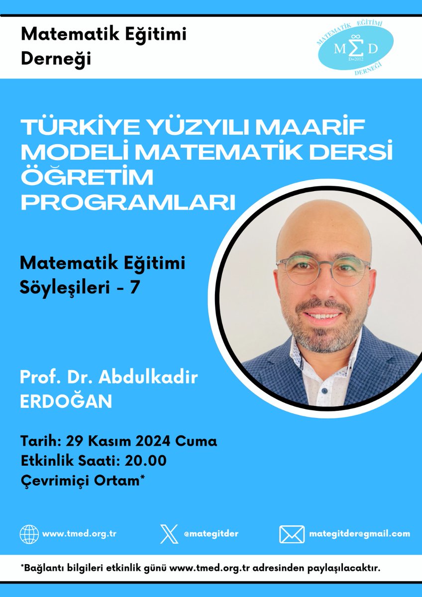 Matematik Eğitimi Derneği tweet media