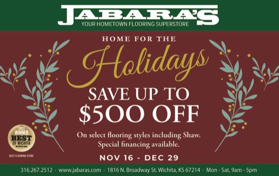 Tis’ the season for new #flooring from Jabara’s!
jabaras.com