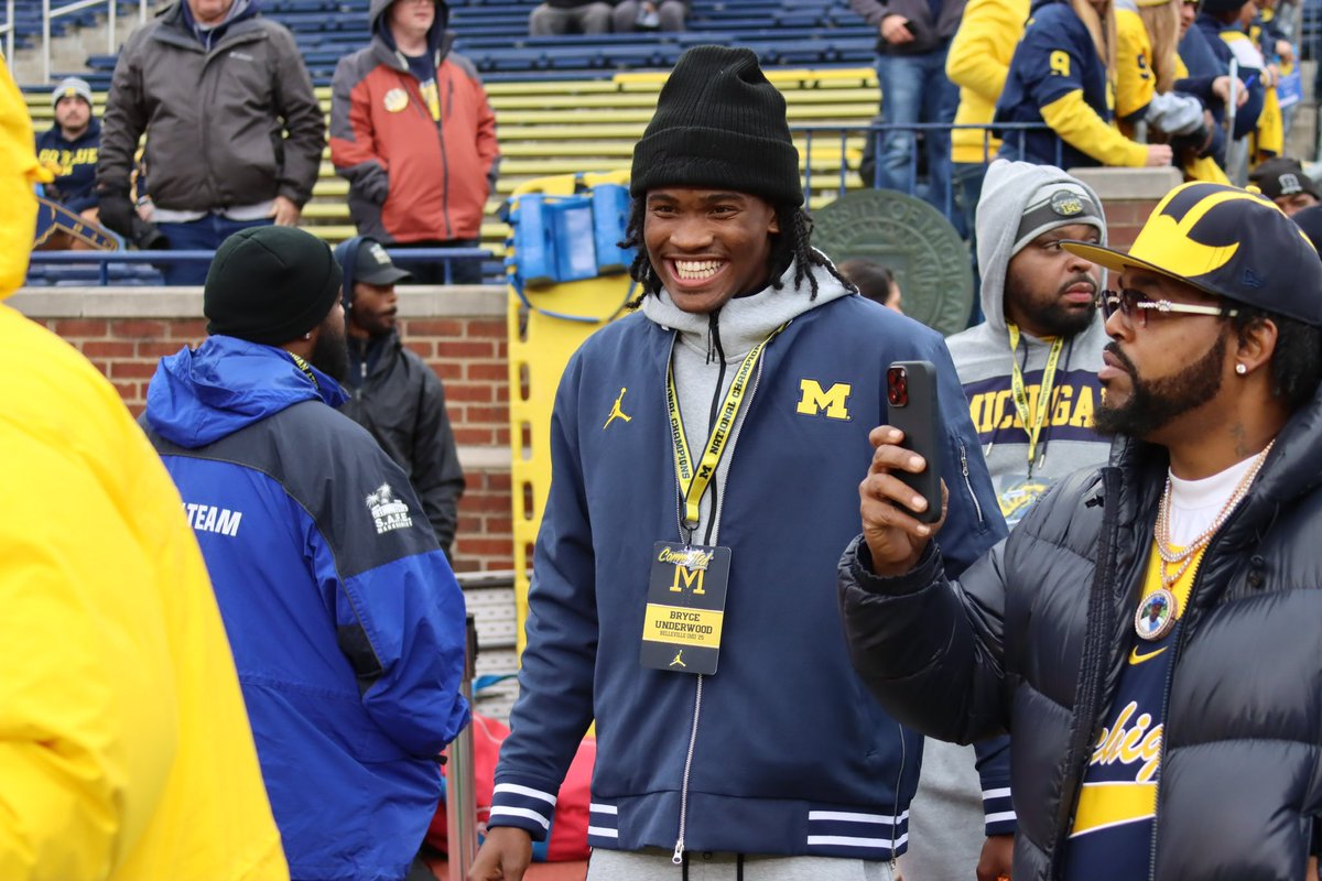 BriceMarich's tweet photo. #Michigan QB commit Bryce Underwood is here https://t.co/aJsKm8pPcu