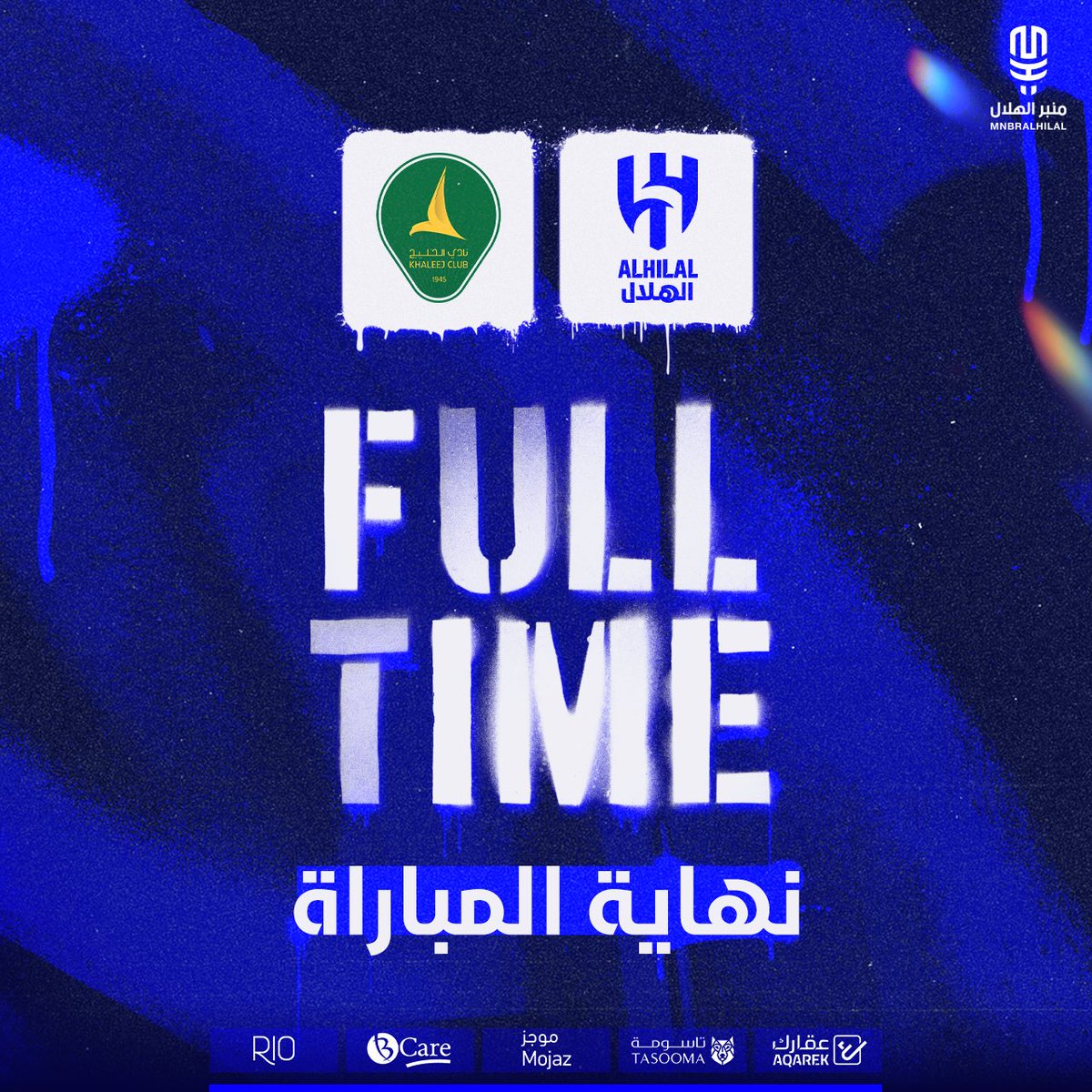 MnbrAlhilal's tweet photo. 🏆 "دوري روشن السعودي"

الهلال '2' - '3' الخليج.
-نهاية المباراة- https://t.co/dcbPJV4a5V