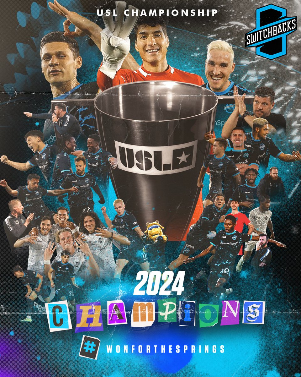 For the first time in club history, after ten seasons.

WE ARE 2024 USL CHAMPIONSHIP CHAMPIONS!!!

#WonForTheSprings