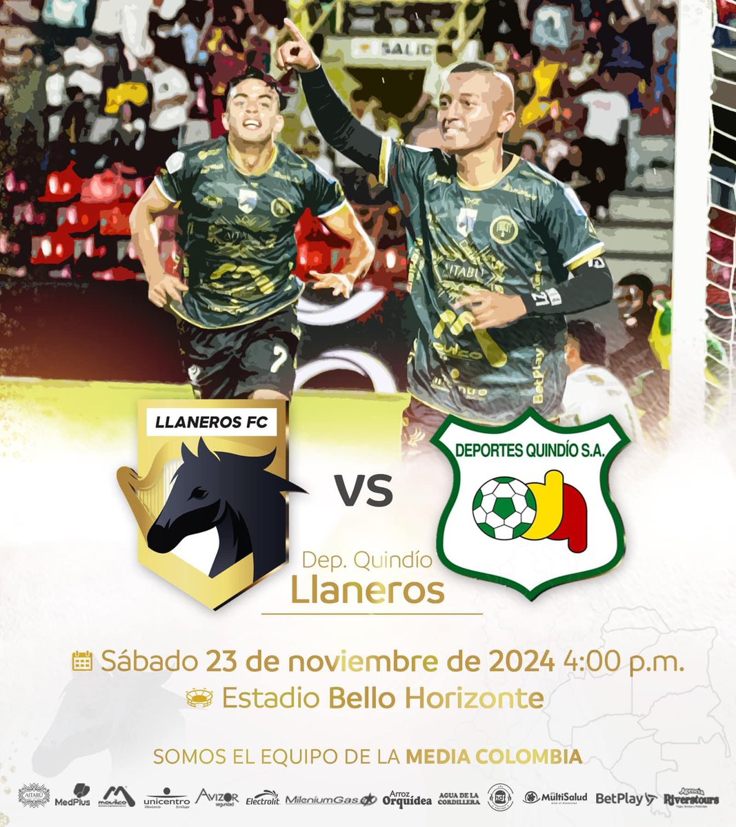 HENRYLADINO's tweet photo. Hoy será un buen día para ser campeones y ascender a la 🅰️, hoy el equipo de la media Colombia será campeón vamos @ClubLlanerosFC si se puede, seguimos con la fe intacta. ⚽️ 🐴 https://t.co/FtPfx7OZNi