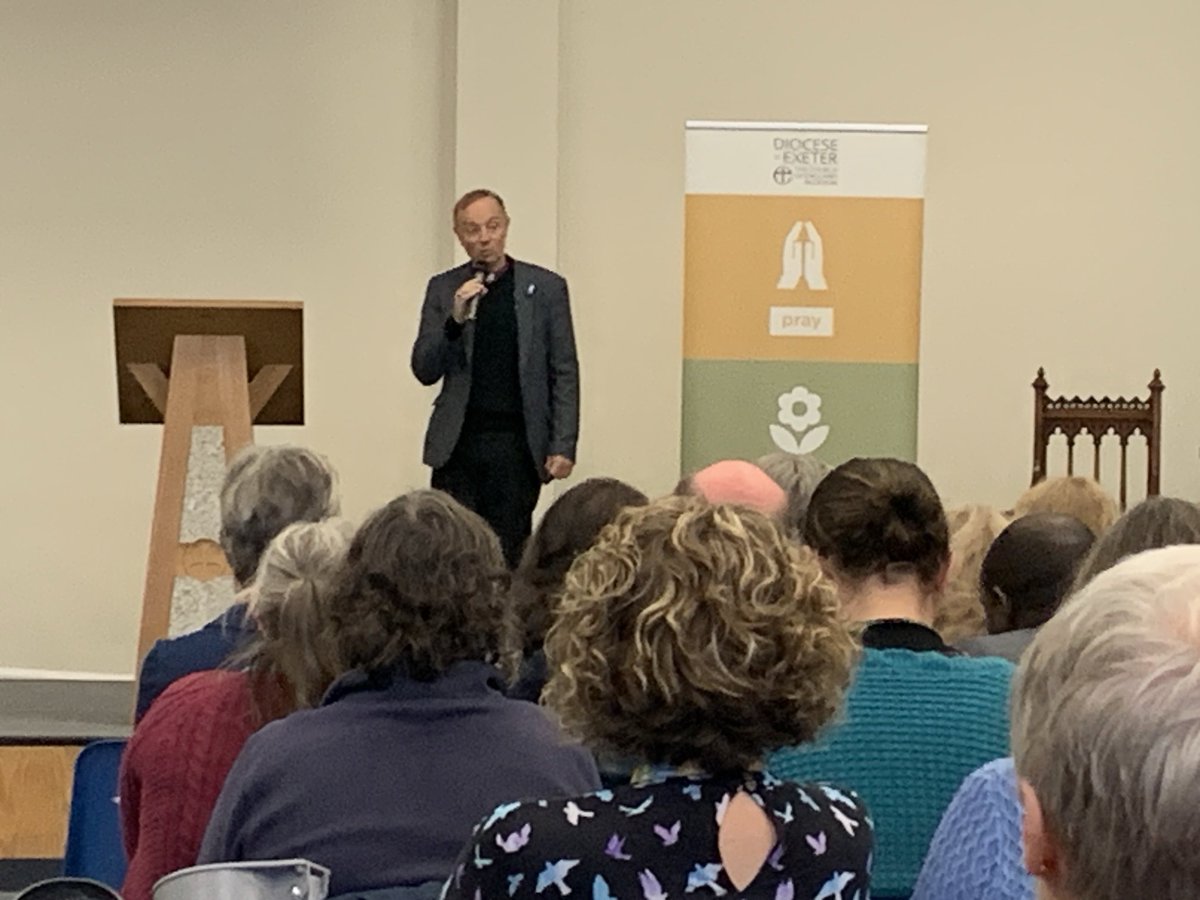 CofEDevon's tweet photo. “Children and their delicate spirituality are a gift to us and the Church and we need to take them seriously… honouring, nurturing, and sewing the seeds of faith” @Bishop_Exeter described what #growingfaith means to him at today’s clergy and LLM study day in Exeter. https://t.co/wWVKZxWYgc