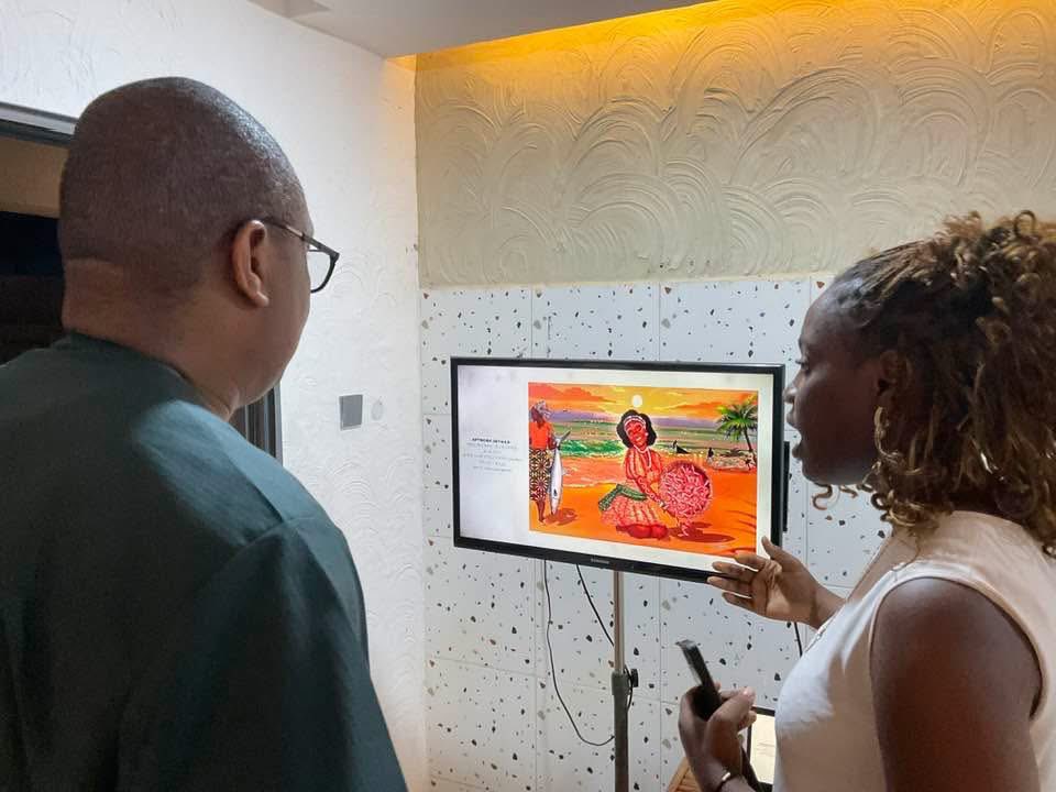 uwemite's tweet photo. It was a pleasure to stop by and support local talents during the Exhibition session of Ibom Arts Festival. Fantastic pieces of artworks were on display. https://t.co/Ekg9PHh6Gp