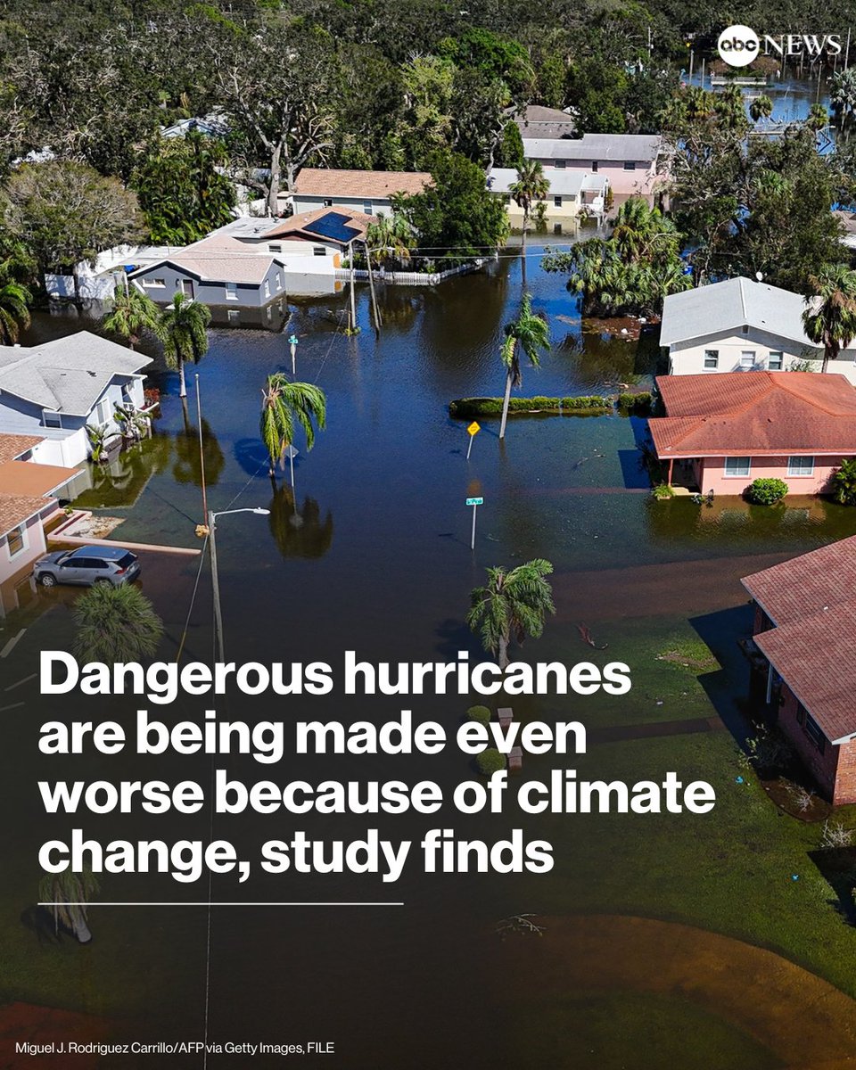 Hurricanes are getting stronger, and humans are primarily to blame.

Read more: abcnews.link/3pn9xwt