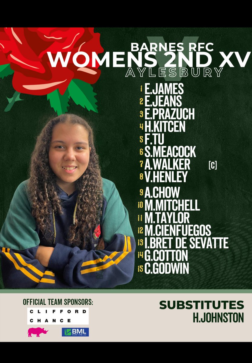 Teams for tomorrow! We have a good old double header at home tomorrow! It will be a great afternoon of rugby so come down and cheer on the green and gold 💚💛
