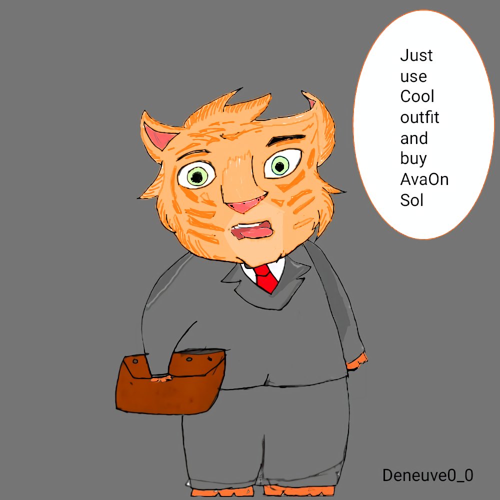 Deneuve0_0's tweet photo. @avathecutetiger Here is my original meme art sir @avathecutetiger hope you like it #AvaGoldenTiger #avaonsol $AVA #Memecontest #Airdrop https://t.co/RPywqLiVXK