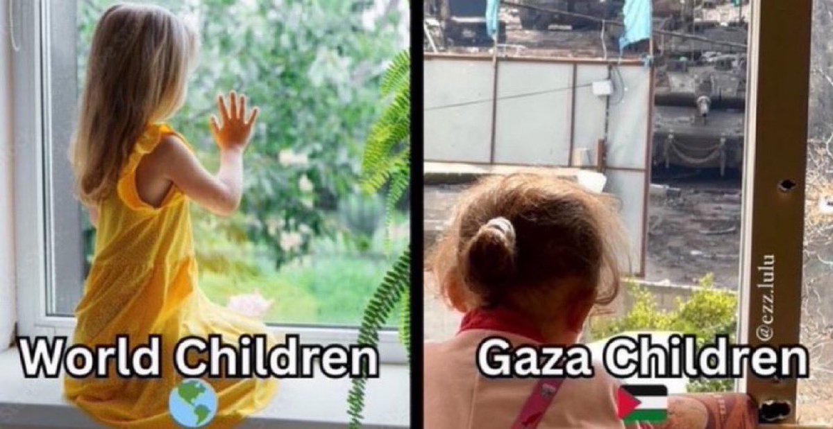 7MohammedKhaled's tweet photo. Children in Gaza deserve a normal life 💔 https://t.co/P52Na5fZV3