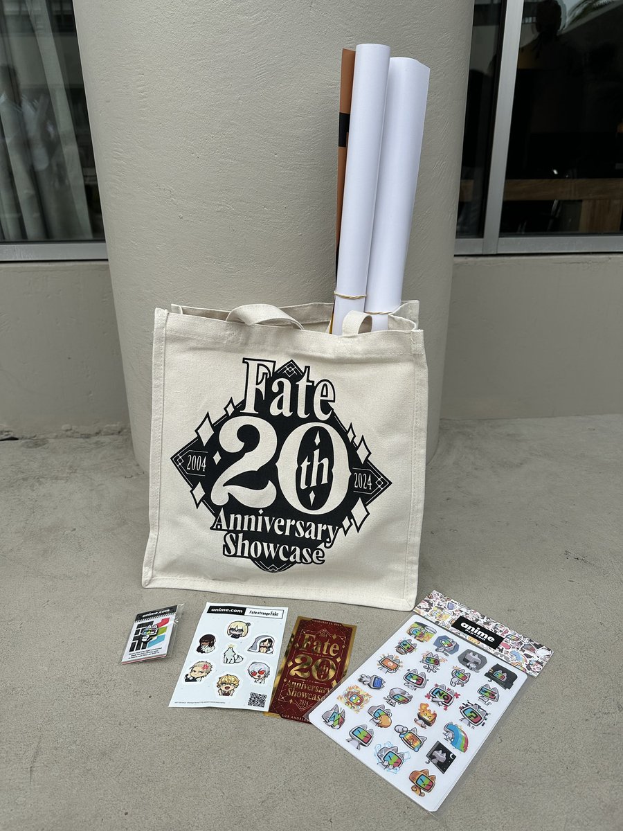 tononet's tweet photo. Here’s some pictures of the venue! Are you at the Fate Franchise 20th Anniversary event? 
#Aniplex #Fate20th https://t.co/lRGXKAzBYv