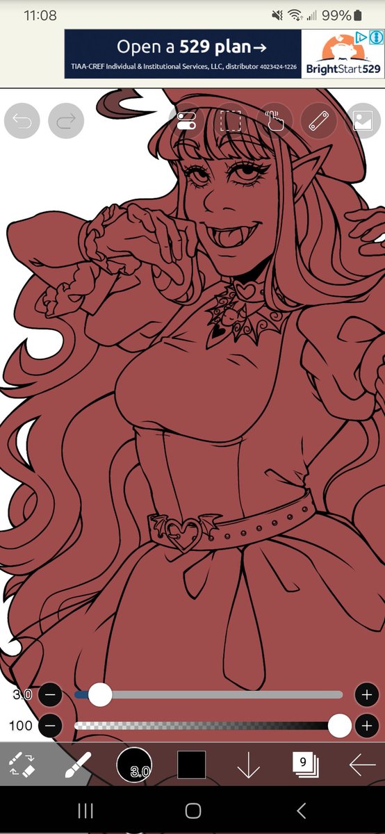 ImpastaAn's tweet photo. It's been so long since I posted something, so take this wip :> #monsterhigh #art https://t.co/U9ZuMMVmEC