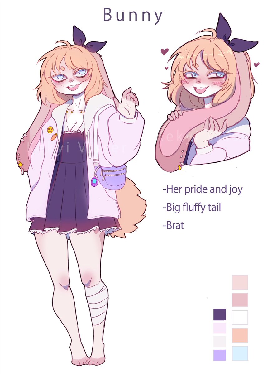 KekyiVisser's tweet photo. Heio~ Decided make raffle for this gal🐰

How to enter:
♡Follow
♡Like and RT
♡Comment with your favorite animal~

Will end on november 26♥️
#furry #adoptable https://t.co/n5QTzuKttI
