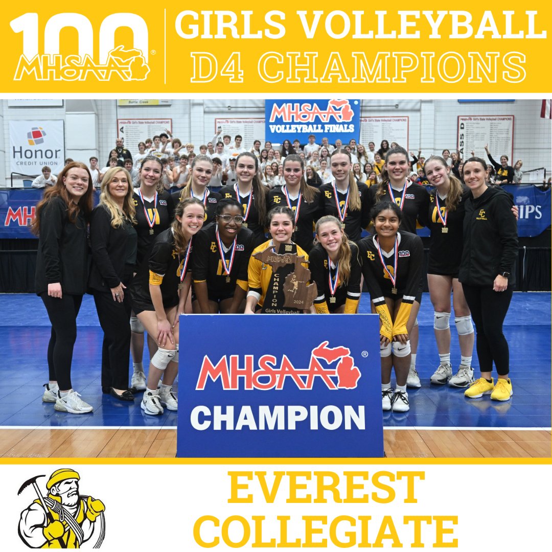 MHSAA (@mhsaa) on Twitter photo π D4 VOLLEYBALL FINAL: Clarkston Everest Collegiate Caps Repeat as 1st Undefeated Champ Since 2015 >> ow.ly/ILnh50Uel5gππβ£β£β£β£β£ β£ <a href="/ECMountaineers/">Everest Collegiate</a>
#congratulations #finals #volleyball #mountaineers #everestcollegiate #backtoback #champions #MHSAA π D4 VOLLEYBALL FINAL: Clarkston Everest Collegiate Caps Repeat as 1st Undefeated Champ Since 2015 >> ow.ly/ILnh50Uel5gππβ£β£β£β£β£ β£ <a href="/ECMountaineers/">Everest Collegiate</a>
#congratulations #finals #volleyball #mountaineers #everestcollegiate #backtoback #champions #MHSAA
